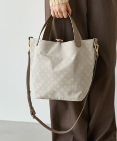 russet ナイロンジャガード2WAYミニトートバッグ(SF-260)