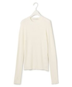 ICB L 【CLASSY.1月号掲載・洗える】ハイゲージリブベーシック プルオーバーニット