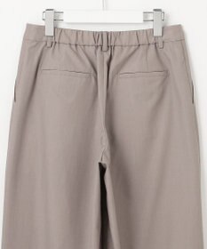 J.PRESS LADIES L 【洗える】ソフトシャンブレー クロップド パンツ
