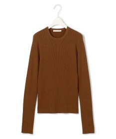 ICB L 【CLASSY.1月号掲載・洗える】ハイゲージリブベーシック プルオーバーニット
