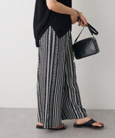 CRAFT STANDARD BOUTIQUE レーヨン総柄ワイドパンツ