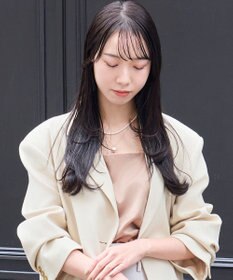 Phoebe 〈オンワード限定セット〉クラスパールライトフィットイヤリング×クラシカルパール2連ネックレス