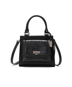 style code 【MERCURYDUO/マーキュリーデュオ】メタリッククラック調型押し フラップハンドバッグ