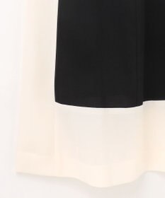 GRACE CONTINENTAL バイカラーフレームドレス