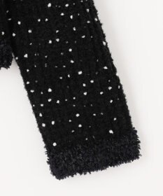 組曲 S 【組曲×setsuko sagittaire】サジテール釦ツイードニットジャケット