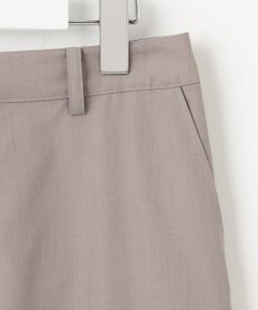 J.PRESS LADIES S 【洗える】ソフトシャンブレー クロップド パンツ