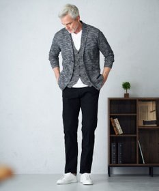 JOSEPH ABBOUD 【清涼感/軽い/洗える】 スラブギマニットジャケット