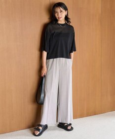 UNFILO L フロスティコットン クロップド プルオーバー