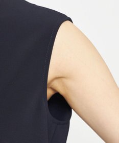 uncrave クールタッチツイル スリットブラウス