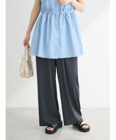 Green Parks セルフカットプリーツ風パンツ