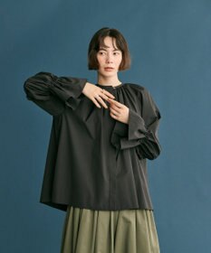 #Newans 【洗濯機可】フルギャザーブラウス