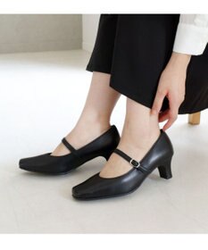 Pointer 【5cmヒール】日本製 ストラップオフィスパンプス