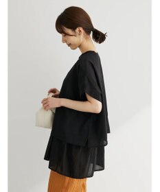 Green Parks インド綿　ＳＥＴ２点レイヤード風ブラウス