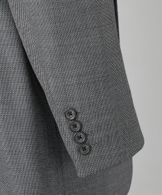 GOTAIRIKU 横に伸びる【TasmaniaWool/タマニアウール】ストレッチ スーツ（グレー）