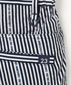 23区GOLF 【MEN】【撥水】ロゴストライプパンツ