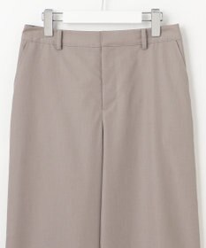 J.PRESS LADIES 【洗える】ソフトシャンブレー クロップド パンツ