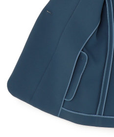 ICB 【洗える】トリプルクロスツイル ノーカラージャケット