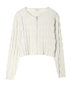 Green Parks ・ＡＮＤ　ＳＥＡＲＣＨ　ラメランダムリブカーディガン