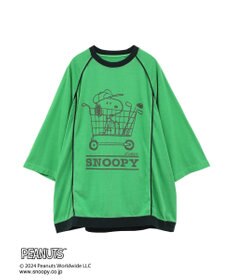 CRAFT STANDARD BOUTIQUE 【ユニセックス】PEANUTS/スヌーピー 切り替えTシャツ