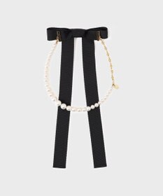 GRACE CONTINENTAL パールリボンネックレス