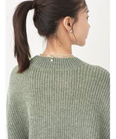 earth music&ecology シャイニーベロアモールチュニック