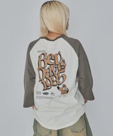 WEGO 【ユニセックス着用ITEM/MLサイズ展開】別注BENDAVISグラフィックラグランT（7S）