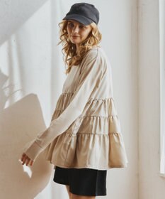 San-ai Resort（三愛水着楽園） 【WEB限定】5点セット キャップ付きUVカットタンキニ+ティアードラッシュセット水着【BeachQueen(ビーチクイーン）】