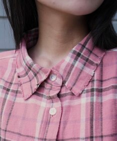 WEGO チェックBIGネルシャツ