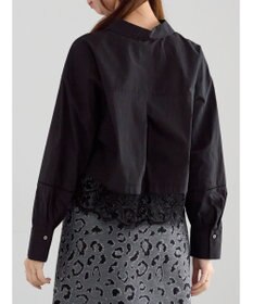 Te chichi スカラップレース切替シャツブラウス