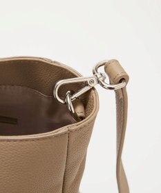 TOPKAPI 【TREASURE TOPKAPI】シュリンクレザー レース 刺しゅう ショルダー付 トートバッグ