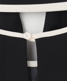 GRACE CONTINENTAL バイカラーフレームドレス