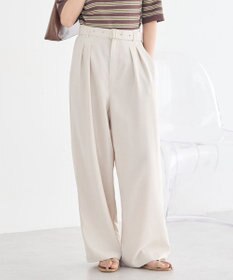 earth music&ecology 【セットアップ対応】アソートツータックベルトパンツ