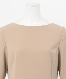 23区 【エステータ】コットンダブルクロス ハーフスリーブワンピース