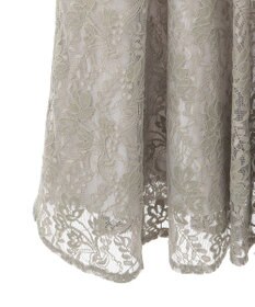 YECCA VECCA レース切替フレアドレス