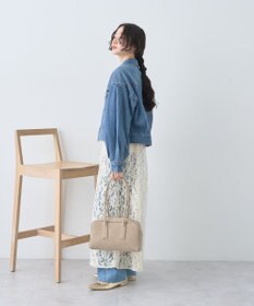 earth music&ecology ショートジップデニムジャケット