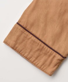 京和晒綿紗 【紗栄子さん愛用パジャマの色違い/UNISEX】ガーゼパジャマ 2重合わせ 柿渋