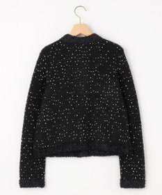 組曲 S 【組曲×setsuko sagittaire】サジテール釦ツイードニットジャケット