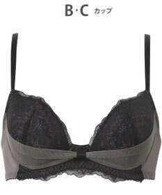 WACOAL 【ファーストリボンブラ】 ブラジャー 【若い世代の体型特徴を考えた設計仕様】 きれいな谷間をメイクしてキープ まるみのあるシルエット レディース BRB409 /ワコール