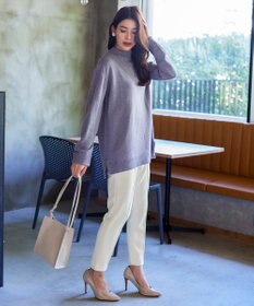 Tiaclasse 【洗える】重ね着風ニットトップス