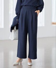 ANY イージーケアライトストレッチワイドパンツ