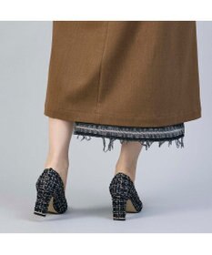 MODE ET JACOMO <MODE ET JACOMO>異素材コンビポインテッドトゥパンプス