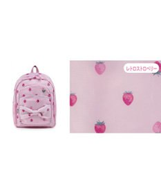 Mother garden マザーガーデン 野いちご 子供用 リュック 【Lサイズ】《レトロストロベリー柄》