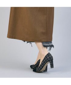 MODE ET JACOMO <MODE ET JACOMO>異素材コンビポインテッドトゥパンプス