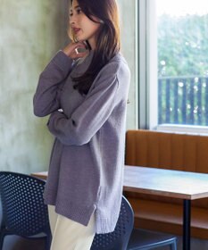 Tiaclasse L 【洗える】重ね着風ニットトップス