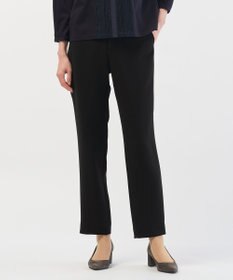 J.PRESS LADIES 【セットアップ対応】セラテリーダブルクロス テーパード パンツ ブラック系