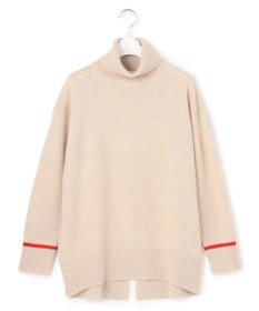 J.PRESS YORK STREET 【WOMEN】ウールカシミヤ デザインタートルネック ニット