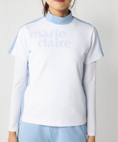 FILA GOLF／marie claire 【Marie claire sports】半袖モックネックシャツインナーセット