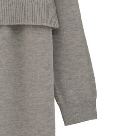 Green Parks ＳＥＴ２点ケーブルベスト＋ニットワンピース