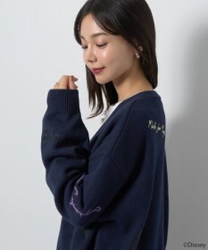 earth music&ecology Ｖｉｌｌａｉｎｓ　マレフィセント／ニットカーディガン