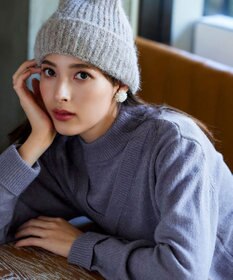 Tiaclasse 【洗える】重ね着風ニットトップス